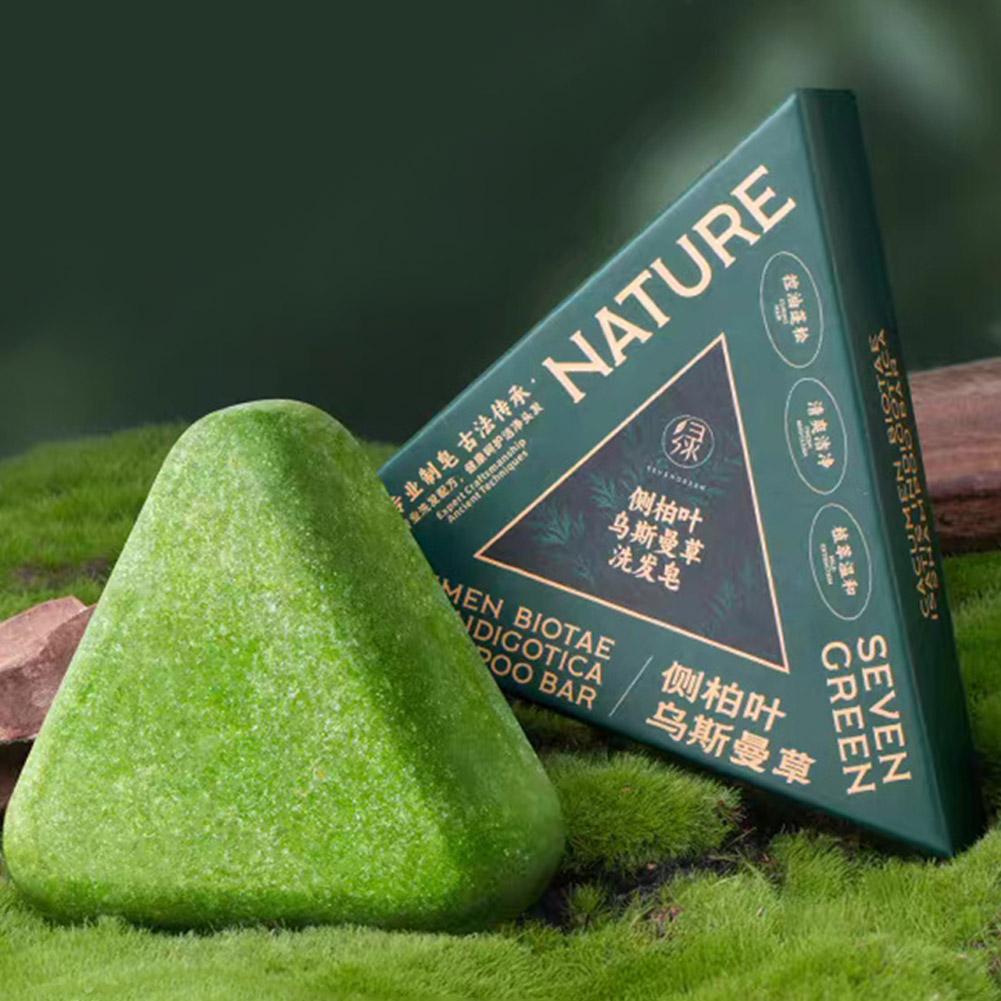 Hair Care Products - Батончик шампуня Nature Triangle, мыло Nature