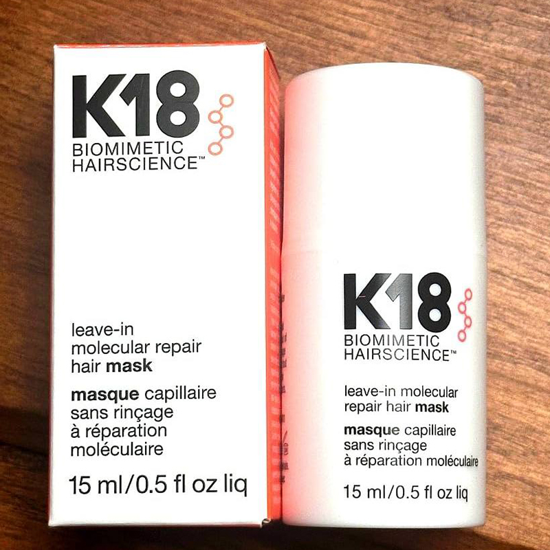 Новая несмываемая молекулярная – обзор и цена Hair Care K18